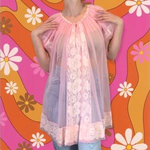 Rare Miss Elaine 60’s Vintage Dressing Gown